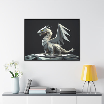 The Silver Sentinel - Gallery Canvas Wraps, Horizontal Frame