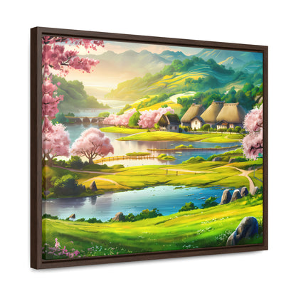 Serenity in Spring Meadows - Gallery Canvas Wraps, Horizontal Frame