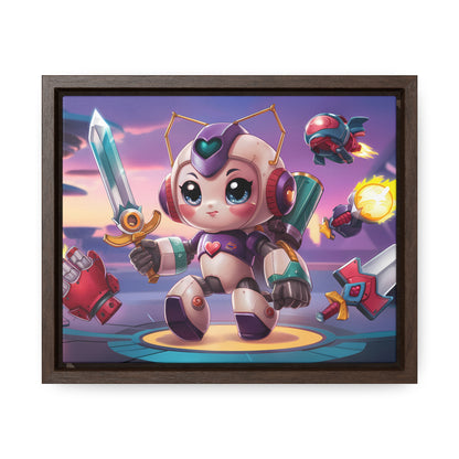 Battle Bot Hero - Gallery Canvas Wraps, Horizontal Frame