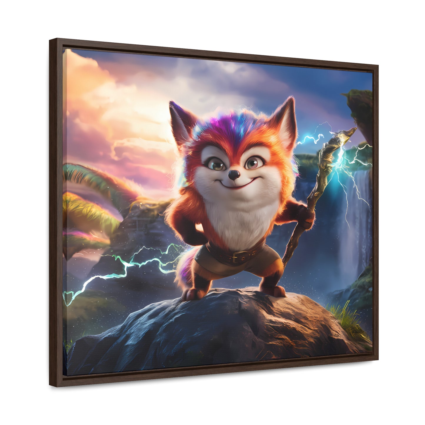 Guardian of the Mystic Grove - Gallery Canvas Wraps, Horizontal Frame