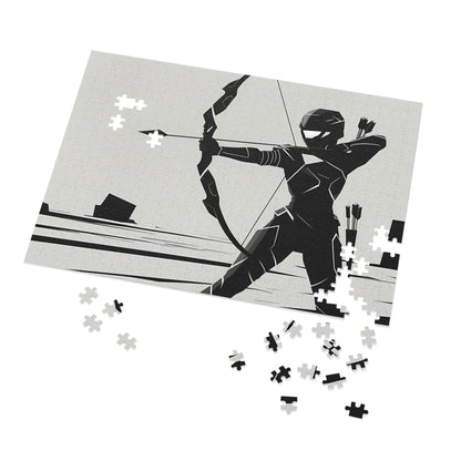 Archer in Shadow Armor - Jigsaw Puzzle (30, 110, 252, 500,1000-Piece)