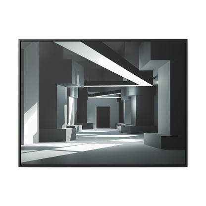 Echoes of Geometry - Gallery Canvas Wraps, Horizontal Frame