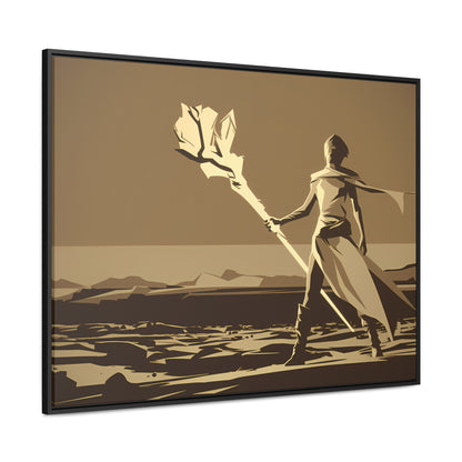 Wanderer of the Desolate Lands - Gallery Canvas Wraps, Horizontal Frame