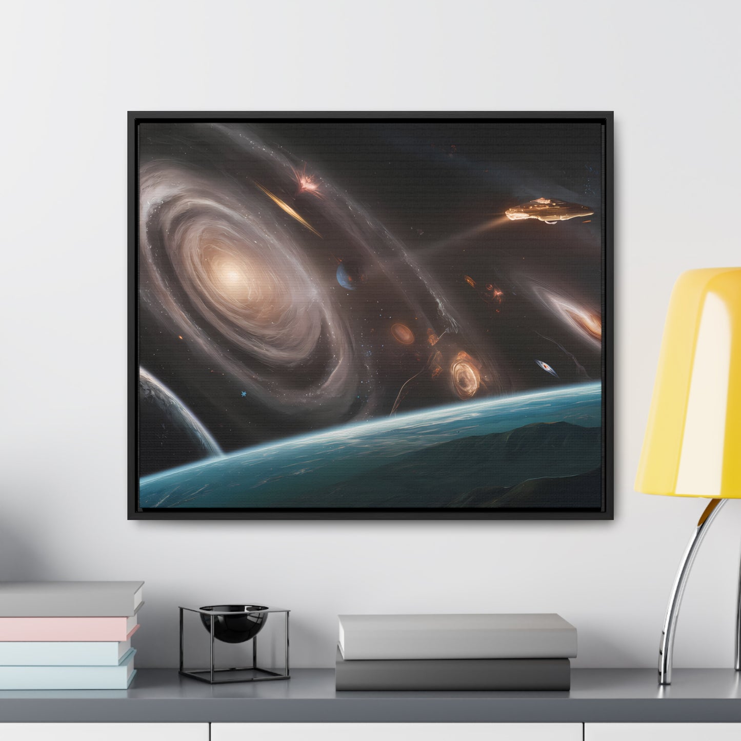 Galactic Odyssey - Gallery Canvas Wraps, Horizontal Frame