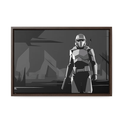 The Lone Protector - Gallery Canvas Wraps, Horizontal Frame