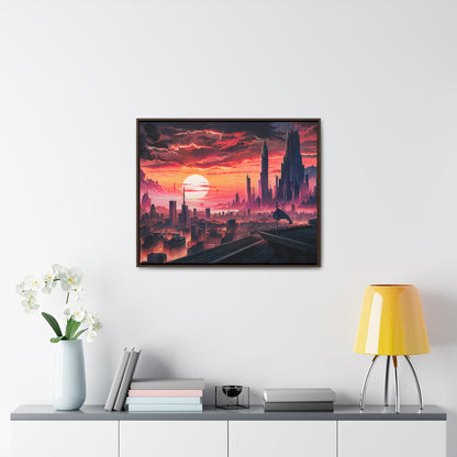 City of the Last Dawn - Gallery Canvas Wraps, Horizontal Frame