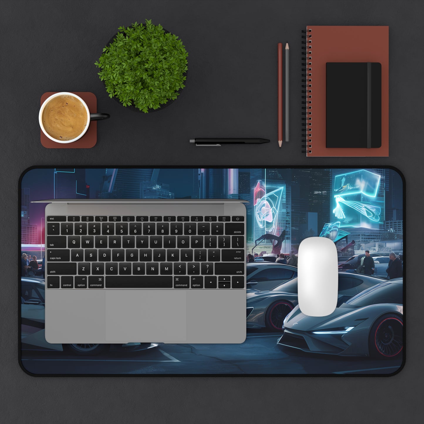 Future Car Meet - Desk Mat