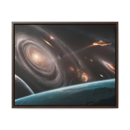 Galactic Odyssey - Gallery Canvas Wraps, Horizontal Frame