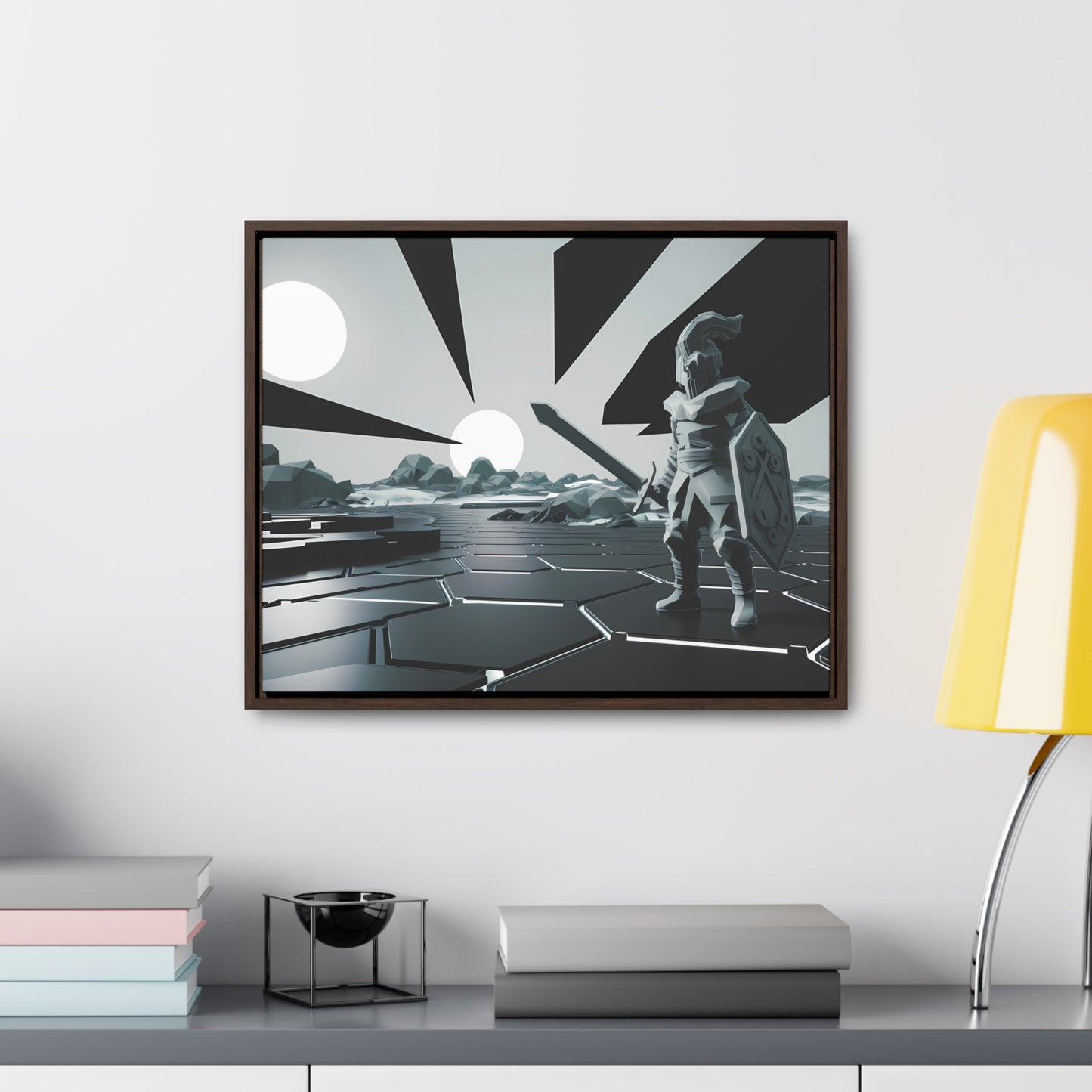 Guardian of the Twin Suns - Gallery Canvas Wraps, Horizontal Frame