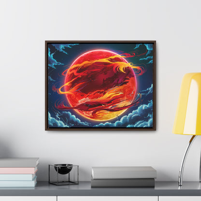 Eclipse of the Eternal Phoenix - Gallery Canvas Wraps, Horizontal Frame