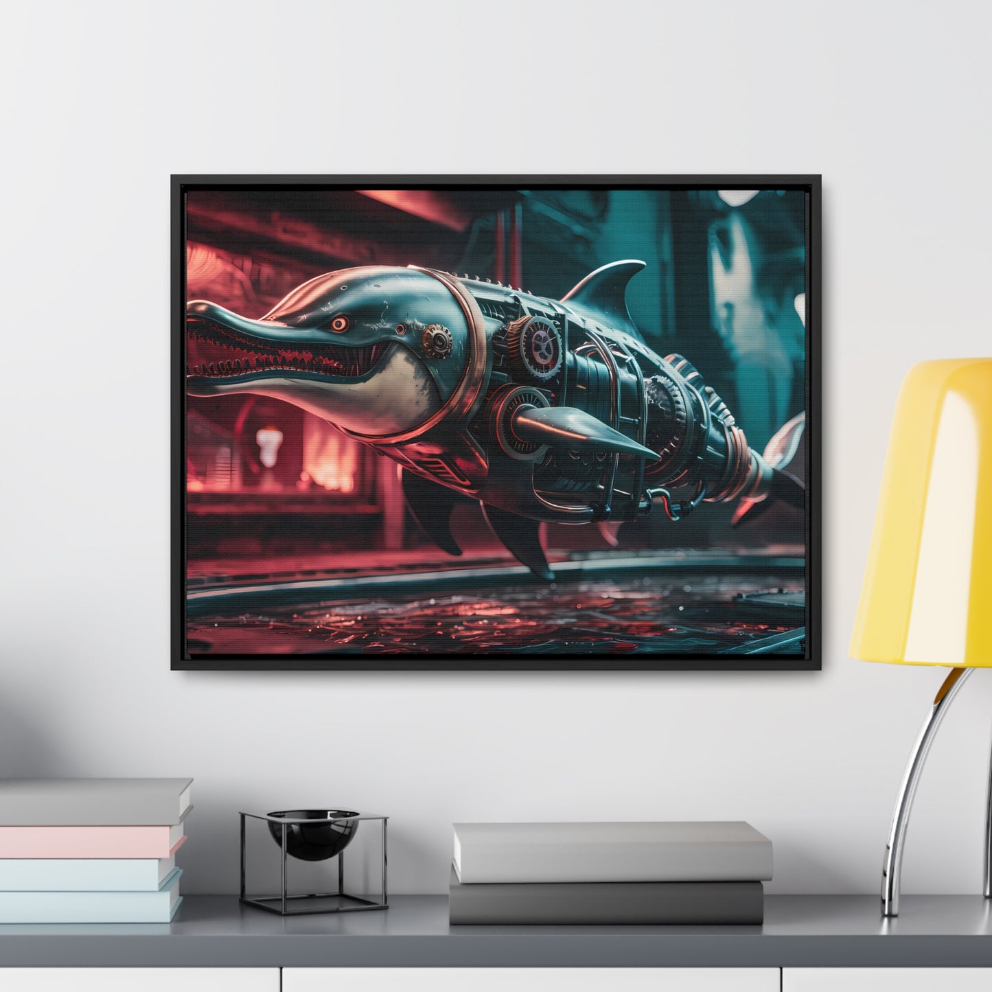 Mechanical Apex Predator - Gallery Canvas Wraps, Horizontal Frame