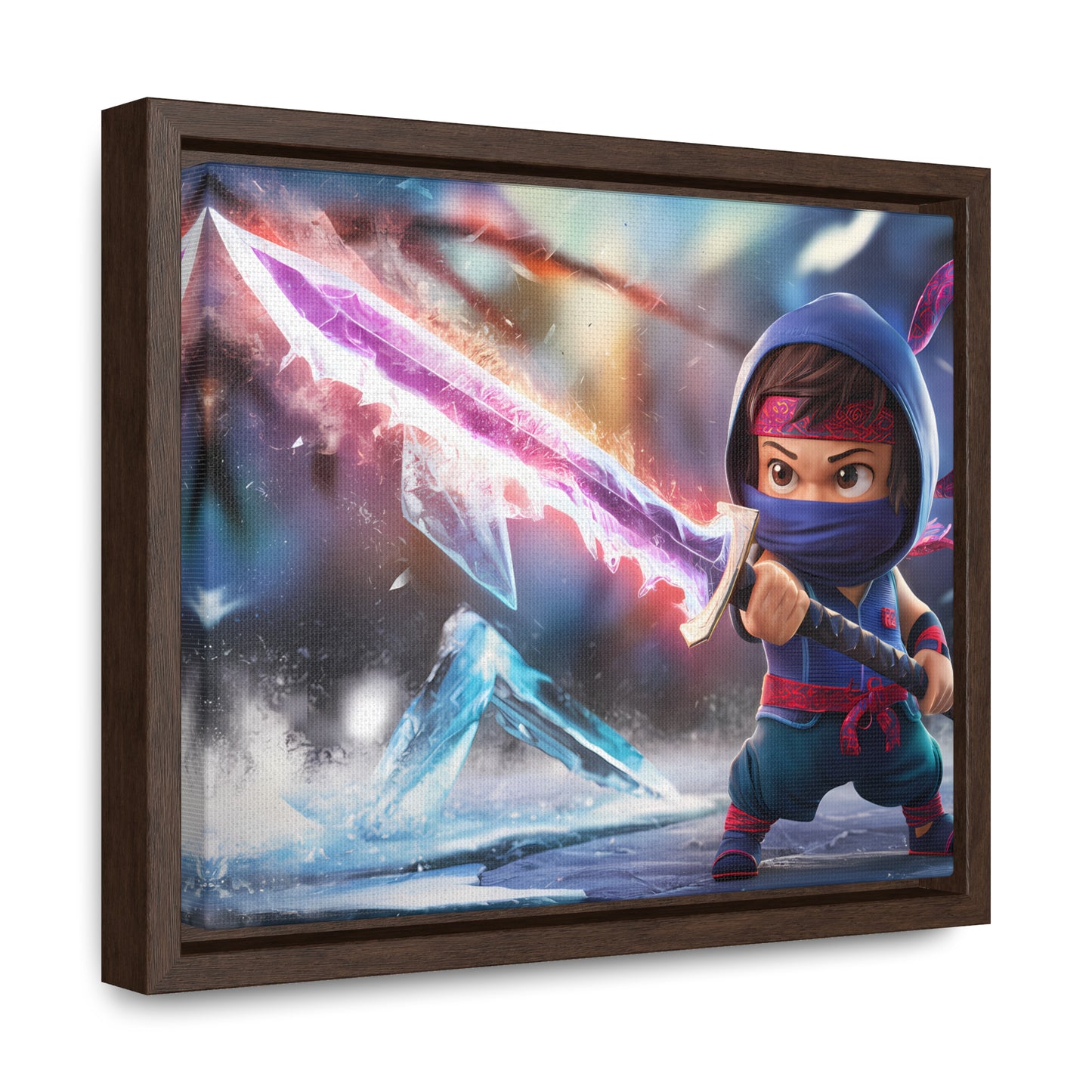 Blade of the Frozen Shadow - Gallery Canvas Wraps, Horizontal Frame