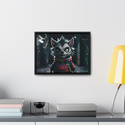 Urban Graffiti Rebel - Gallery Canvas Wraps, Horizontal Frame