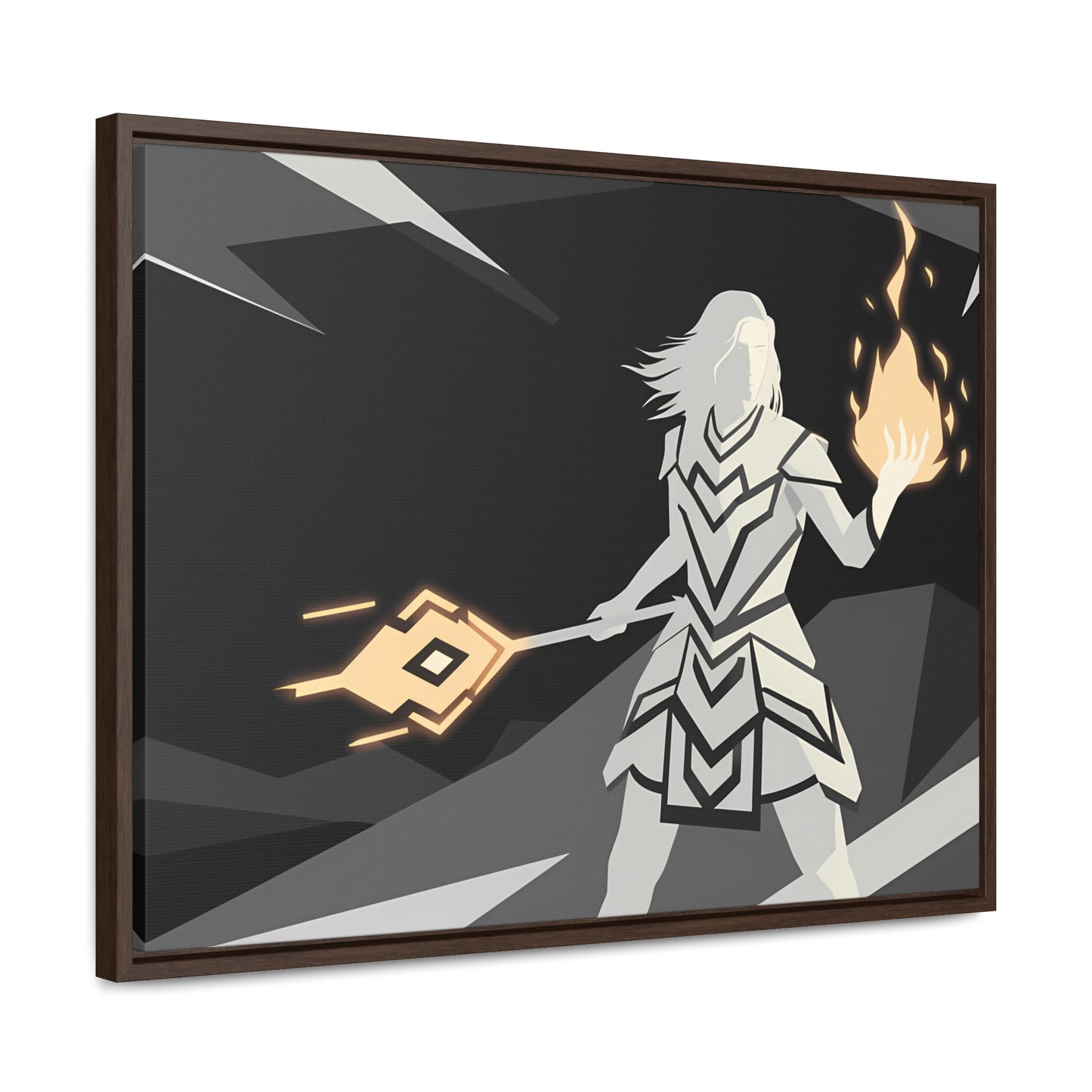 Ethereal Flamebearer - Gallery Canvas Wraps, Horizontal Frame