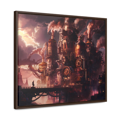 Industrial Twilight - Gallery Canvas Wraps, Horizontal Frame