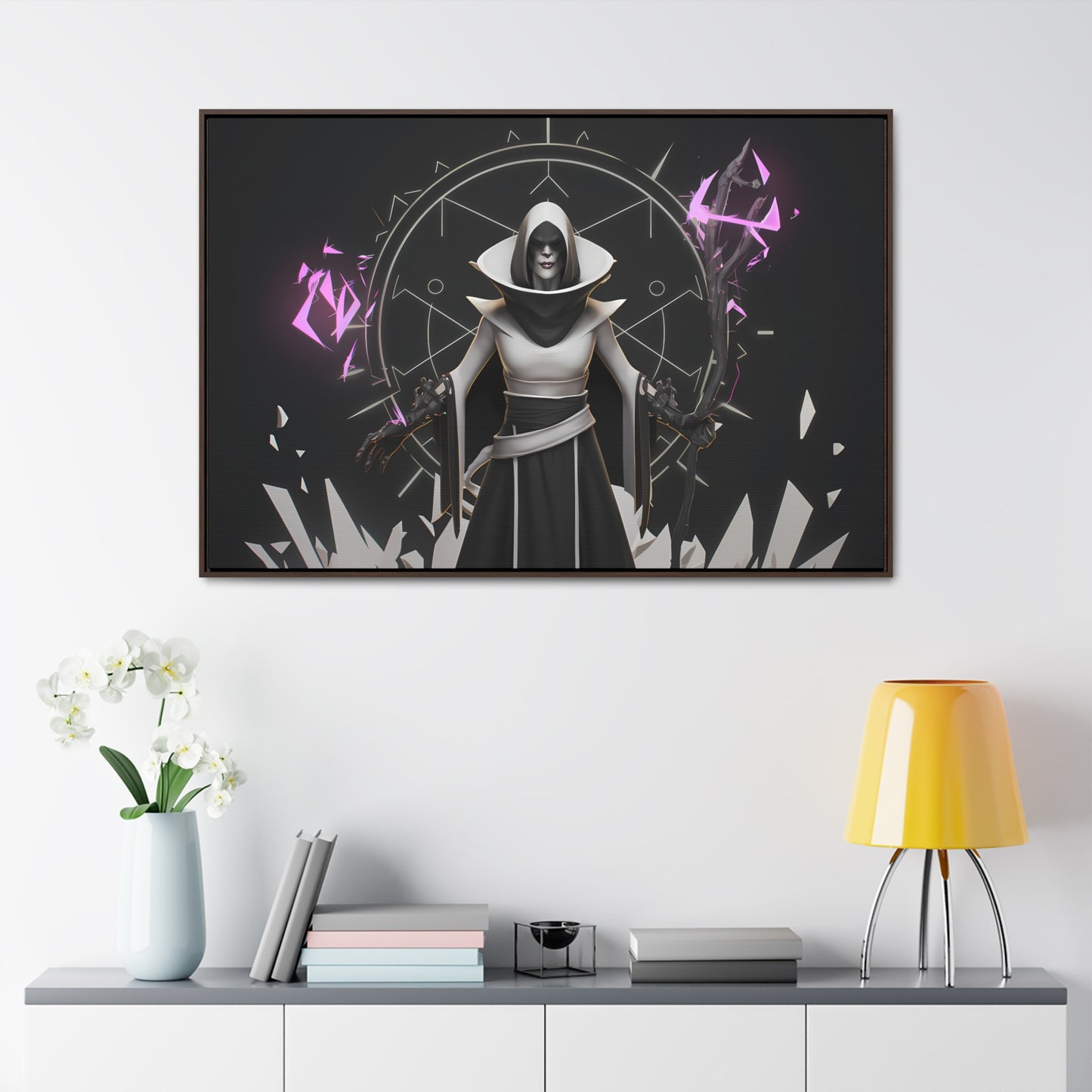 Veil of the Arcane Wraith - Gallery Canvas Wraps, Horizontal Frame