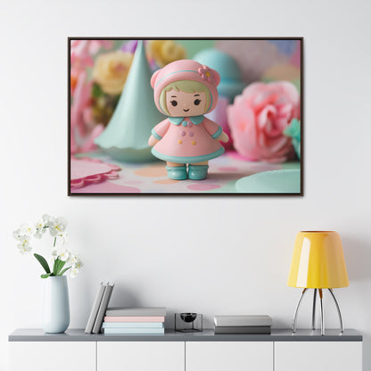 Sweet Pastel Dreamland - Gallery Canvas Wraps, Horizontal Frame