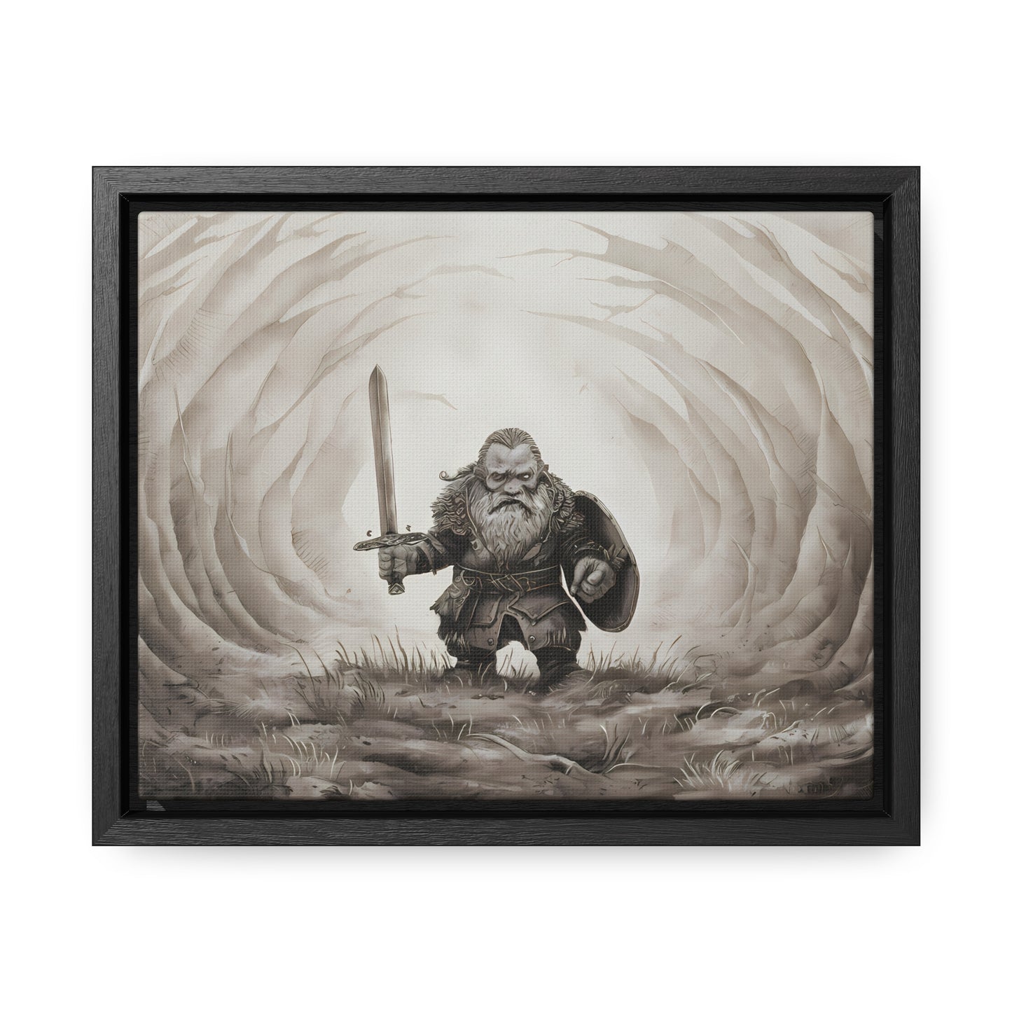 Defender of the Hollowed Path - Gallery Canvas Wraps, Horizontal Frame