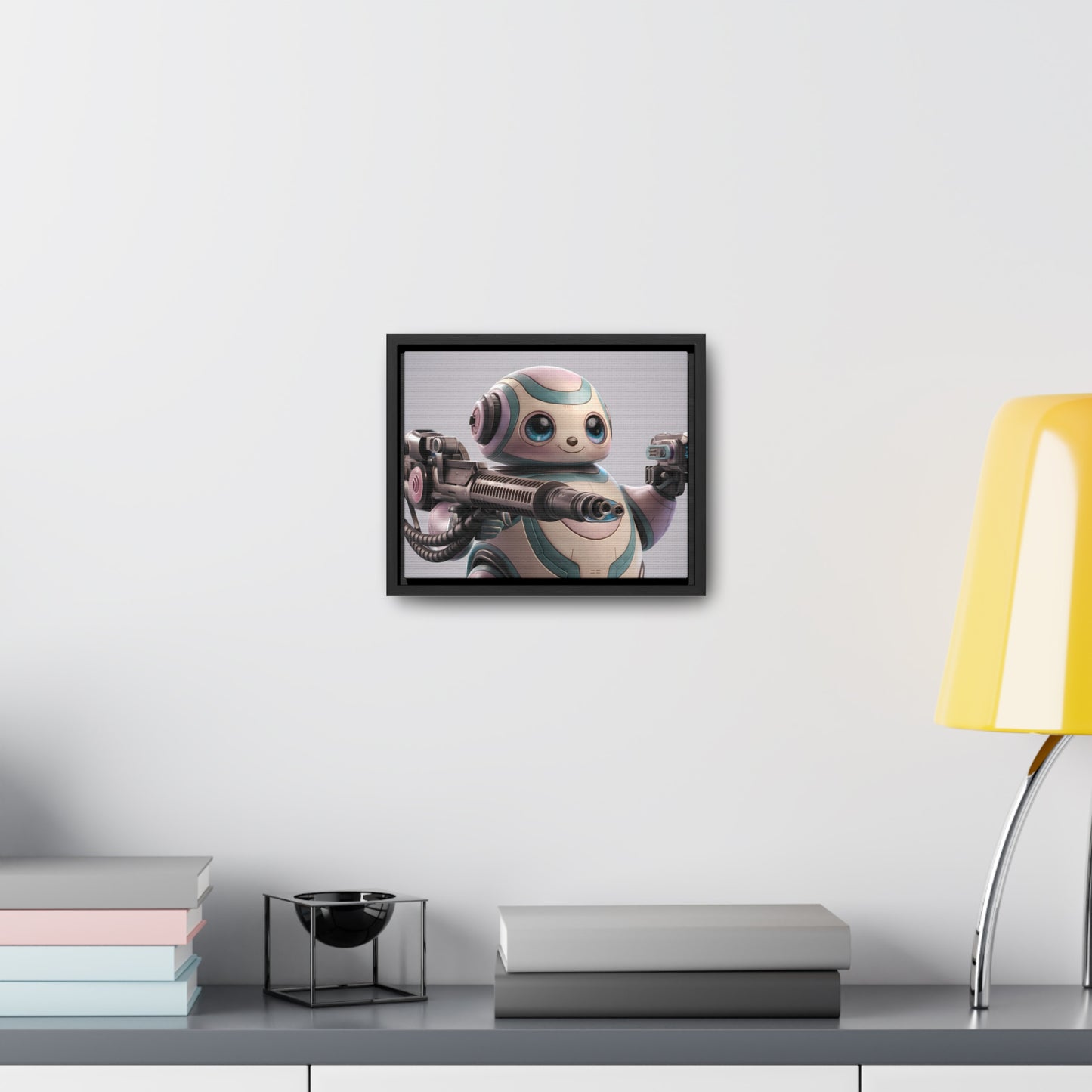 "Adorable Defender" - Gallery Canvas Wraps, Horizontal Frame