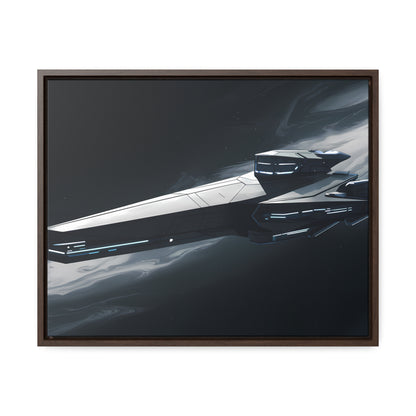 Starship of the Void - Gallery Canvas Wraps, Horizontal Frame