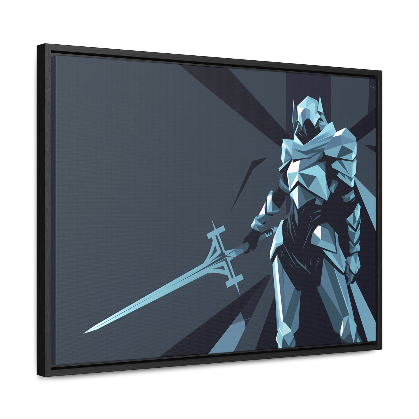 Knight of the Shattered Realm - Gallery Canvas Wraps, Horizontal Frame