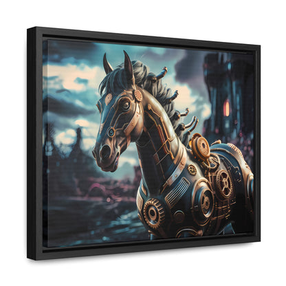 The Mechanical Steed of Dystopia - Gallery Canvas Wraps, Horizontal Frame