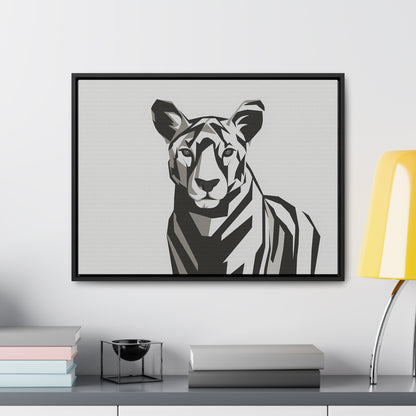 "Monochrome Majesty" - Gallery Canvas Wraps, Horizontal Frame