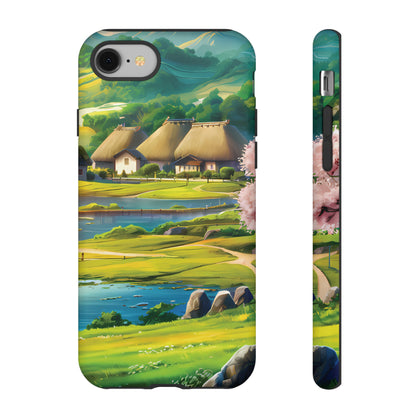 Idyllic Anime Village - Smartphone Tough Cases