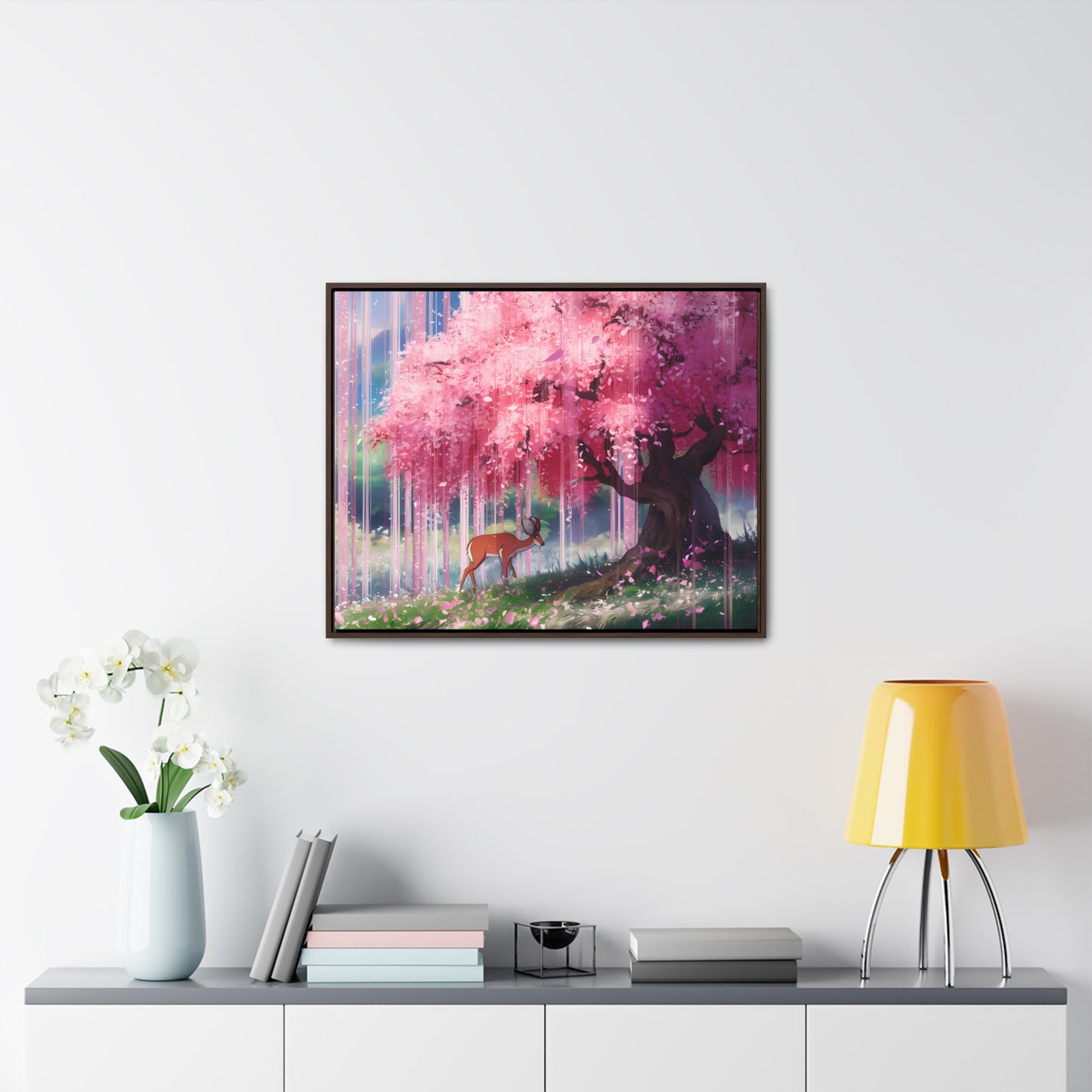 Beneath the Blossoming Canopy - Gallery Canvas Wraps, Horizontal Frame