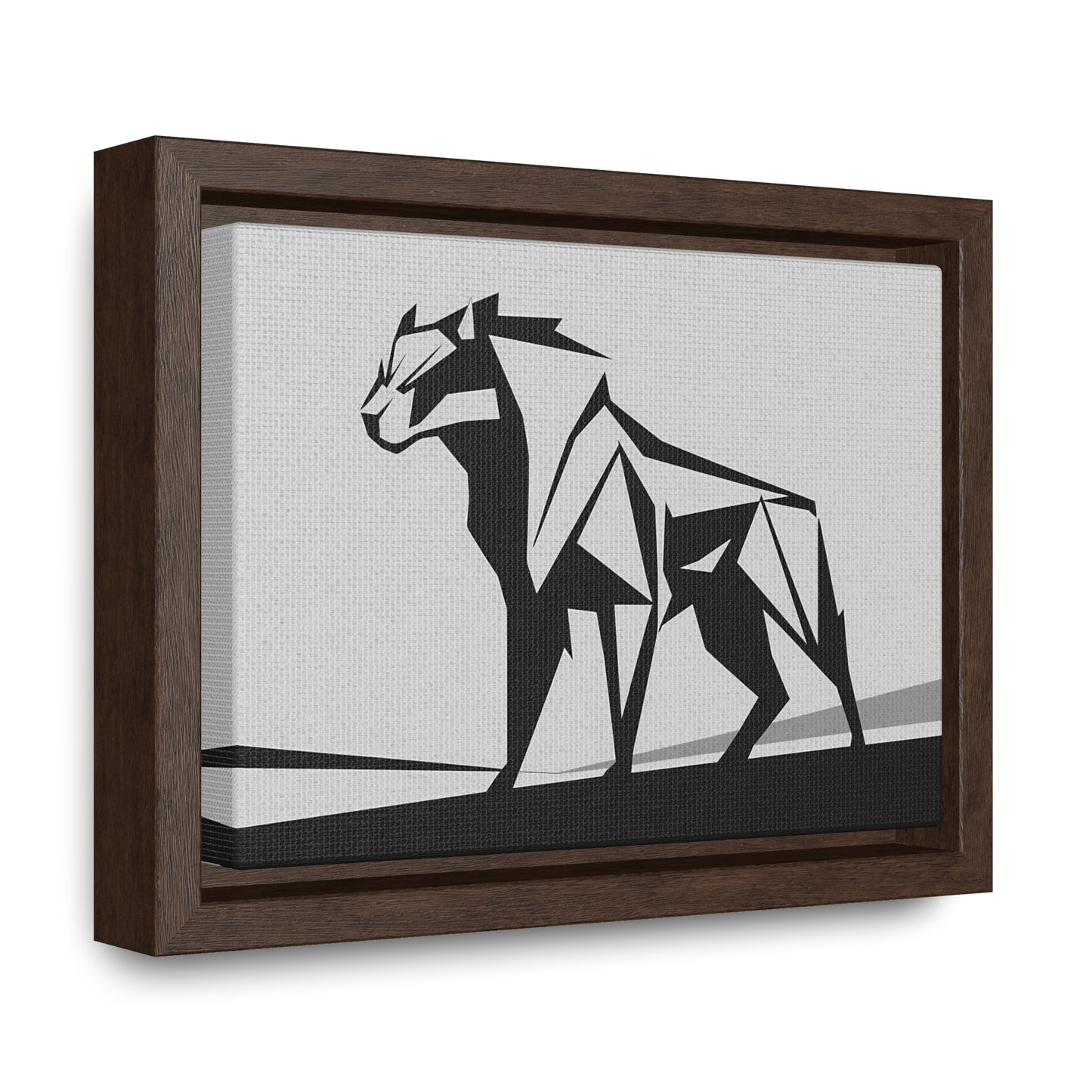 Geometric Beast - Gallery Canvas Wraps, Horizontal Frame