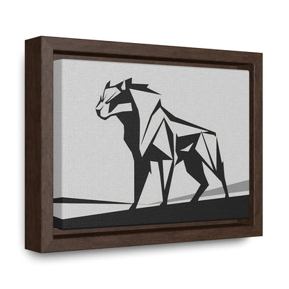 Geometric Beast - Gallery Canvas Wraps, Horizontal Frame