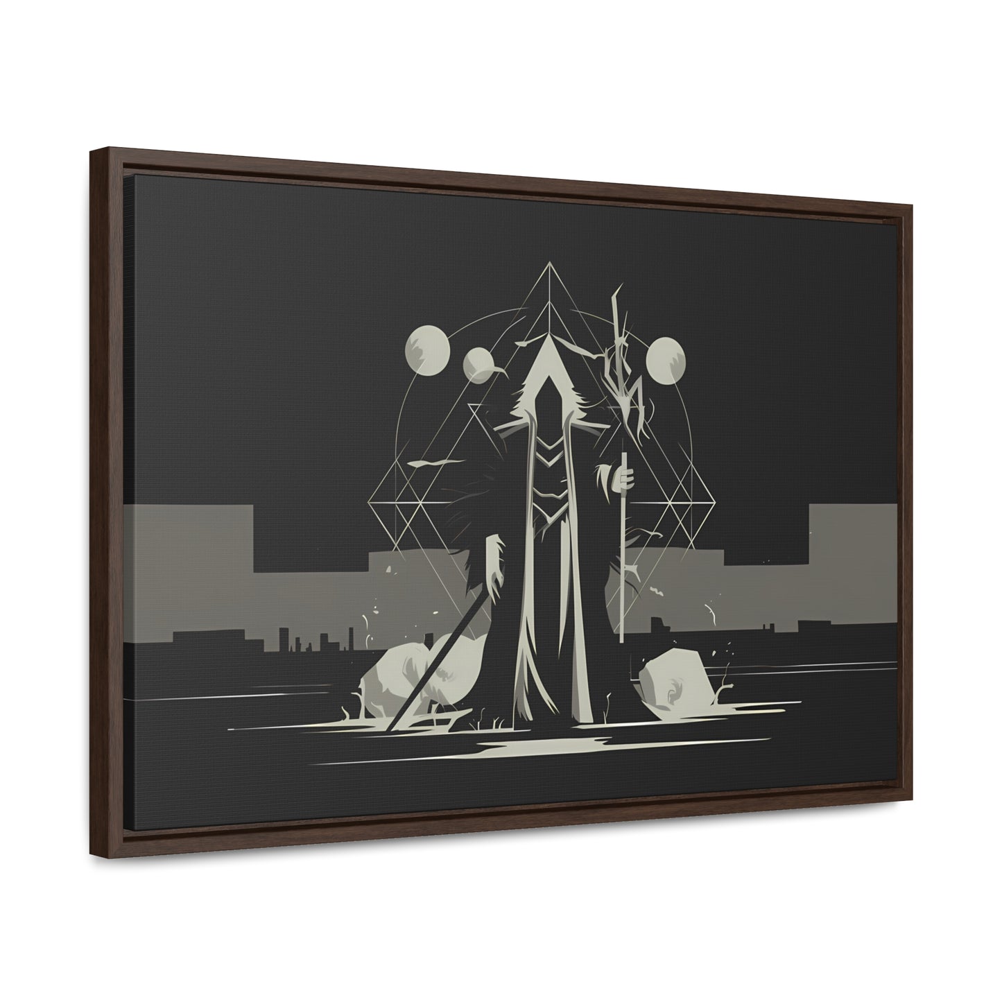 The Arcane Guardian of the Shadows - Gallery Canvas Wraps, Horizontal Frame