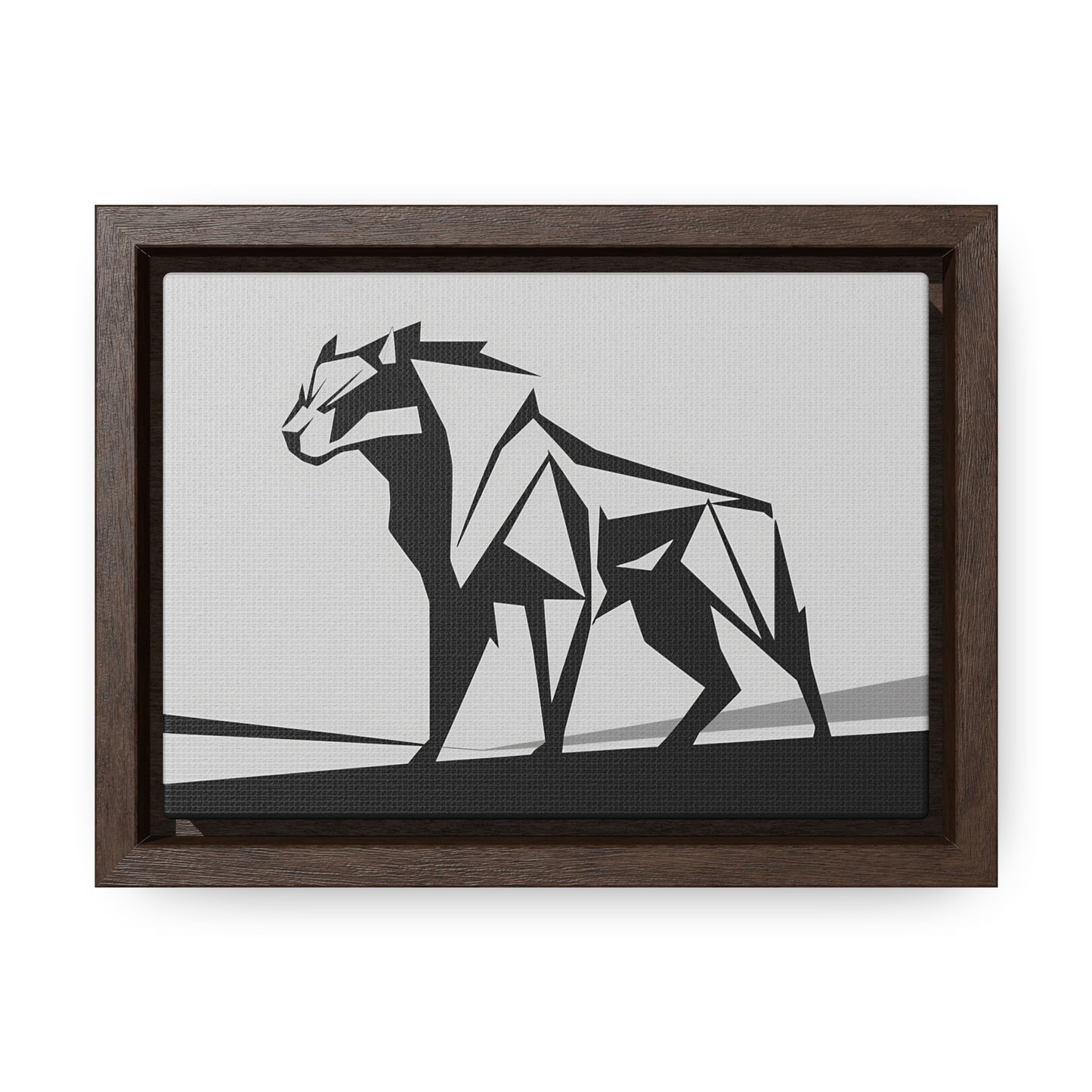 Geometric Beast - Gallery Canvas Wraps, Horizontal Frame