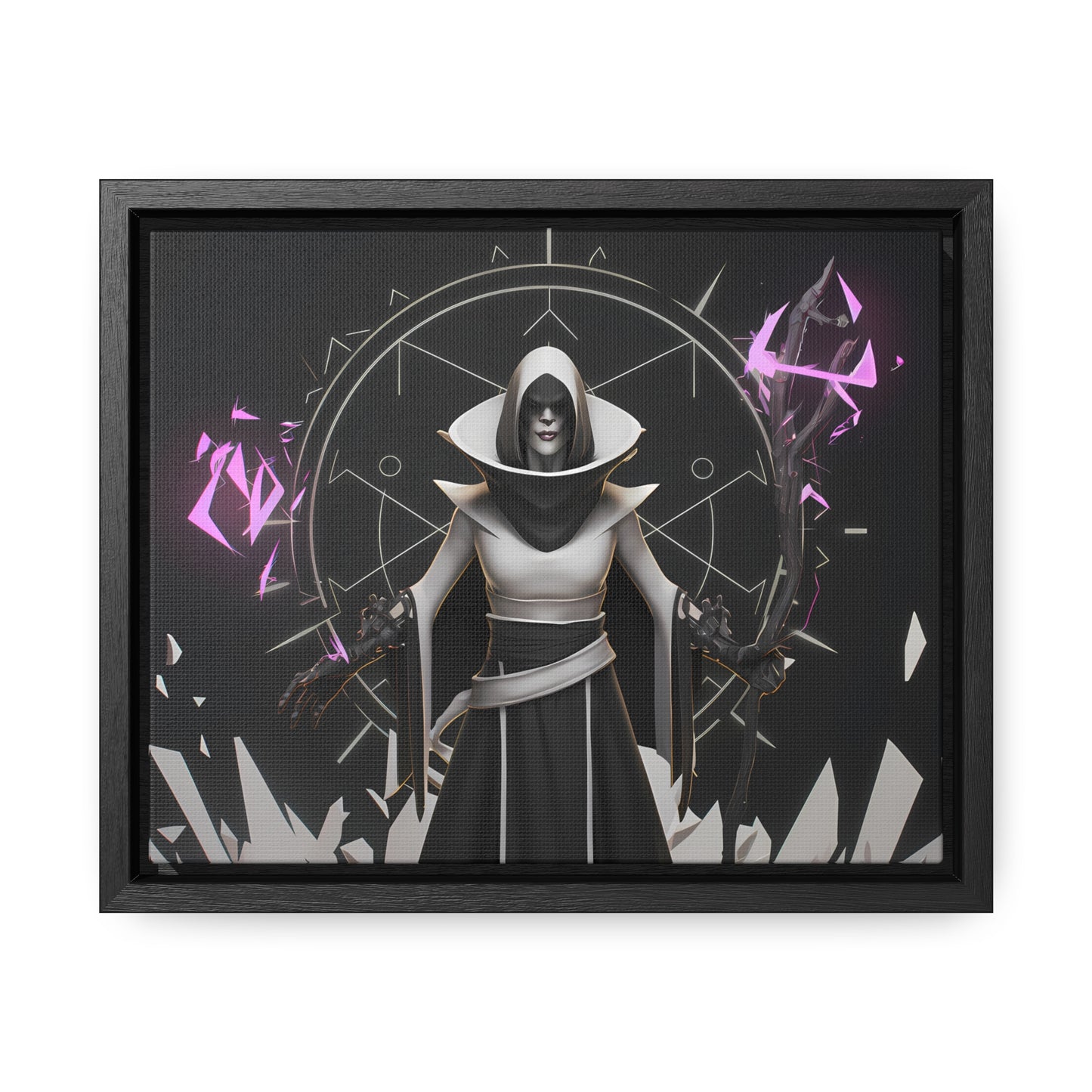 Veil of the Arcane Wraith - Gallery Canvas Wraps, Horizontal Frame