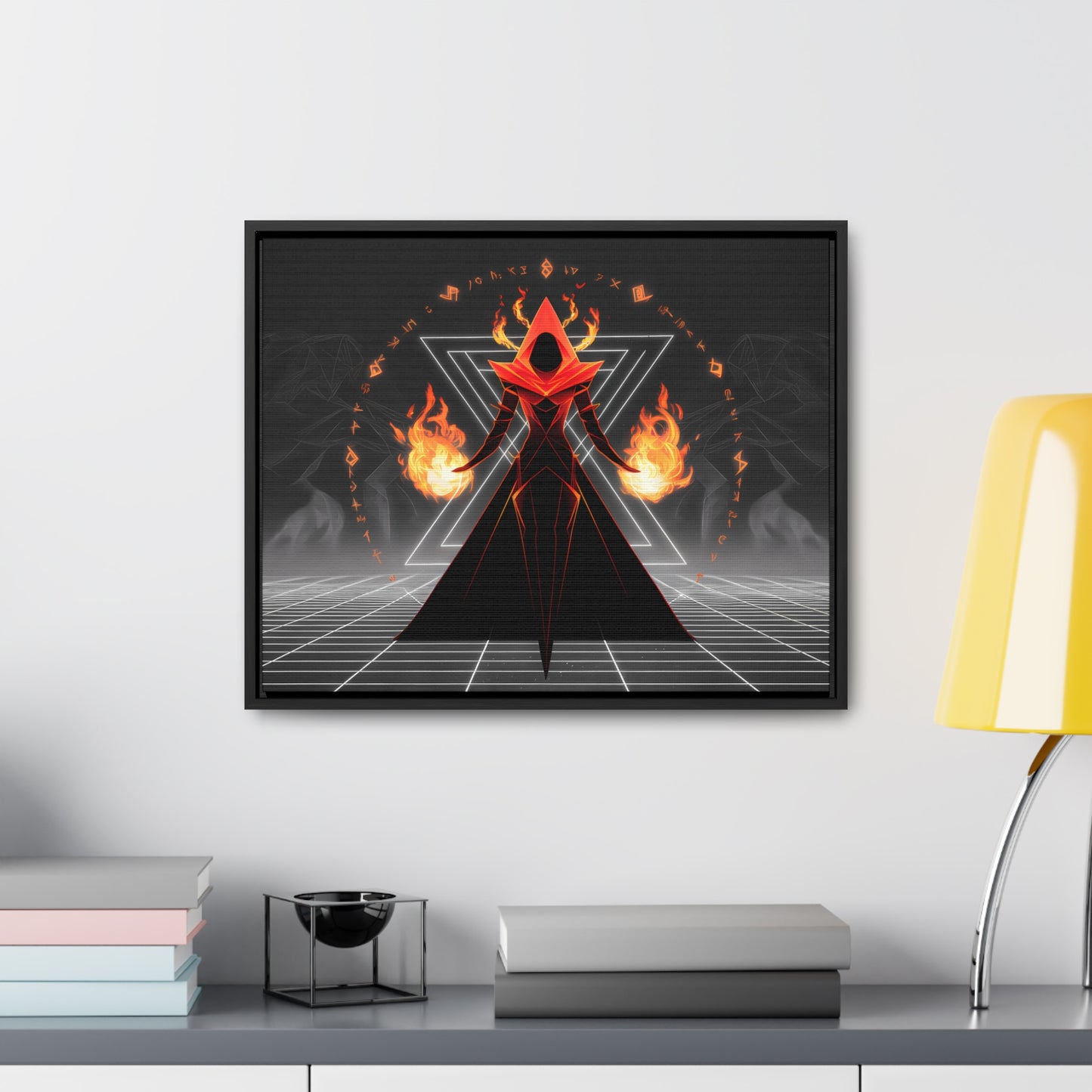 Eternal Pyromancer - Gallery Canvas Wraps, Horizontal Frame