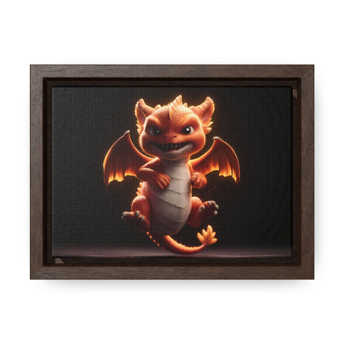 Fiery Mischief - Gallery Canvas Wraps, Horizontal Frame