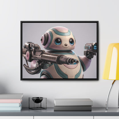 "Adorable Defender" - Gallery Canvas Wraps, Horizontal Frame