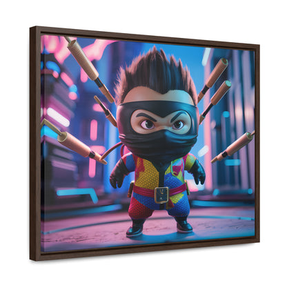 Ninja Toy Showdown - Gallery Canvas Wraps, Horizontal Frame