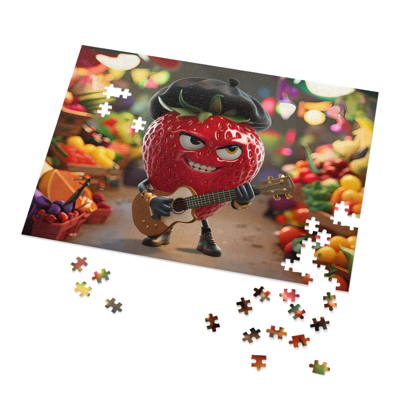 Berry Badass in the Fruit Market - Jigsaw Puzzle (30, 110, 252, 500,1000-Piece)