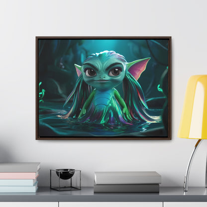 Guardian of the Enchanted Lagoon - Gallery Canvas Wraps, Horizontal Frame