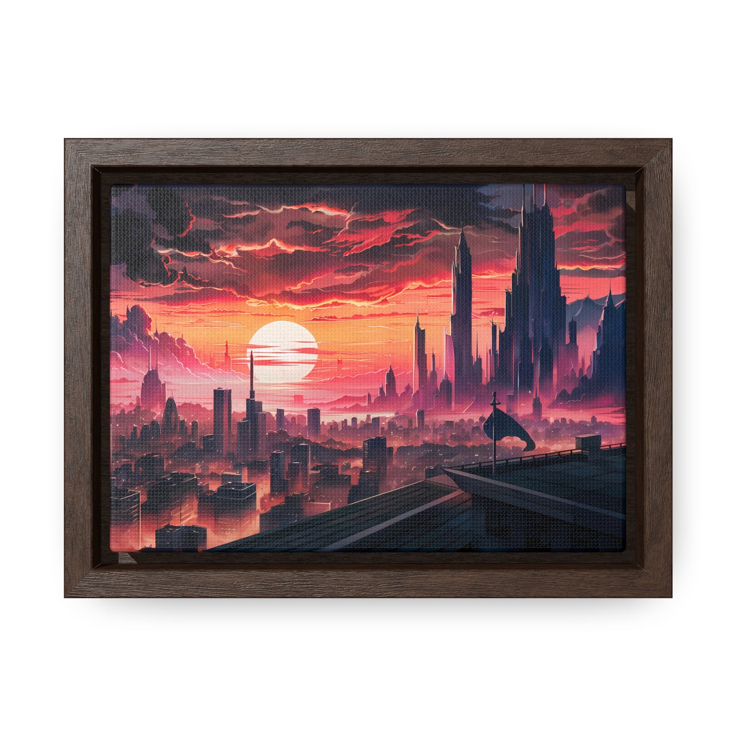 City of the Last Dawn - Gallery Canvas Wraps, Horizontal Frame