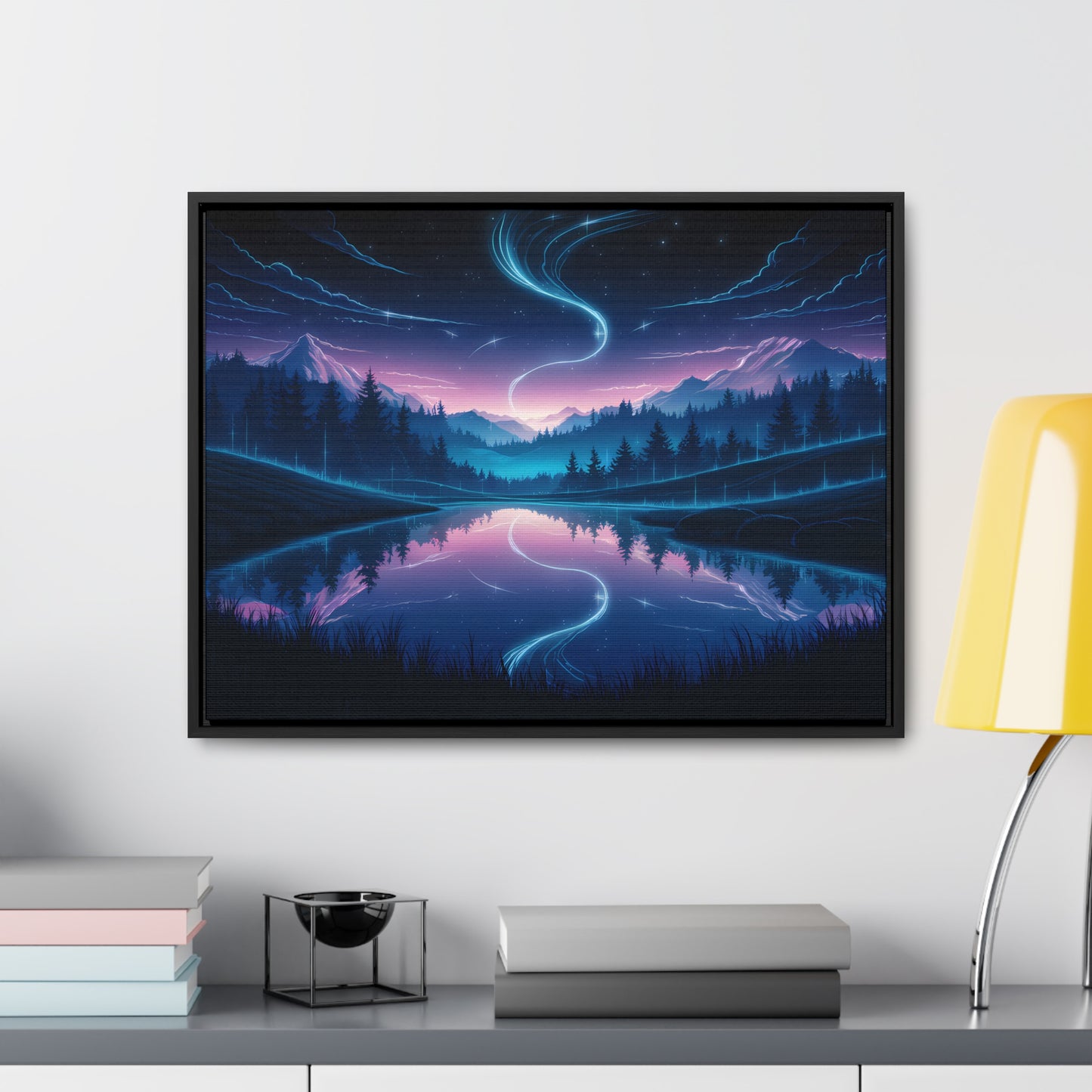 Celestial Reflection - Gallery Canvas Wraps, Horizontal Frame