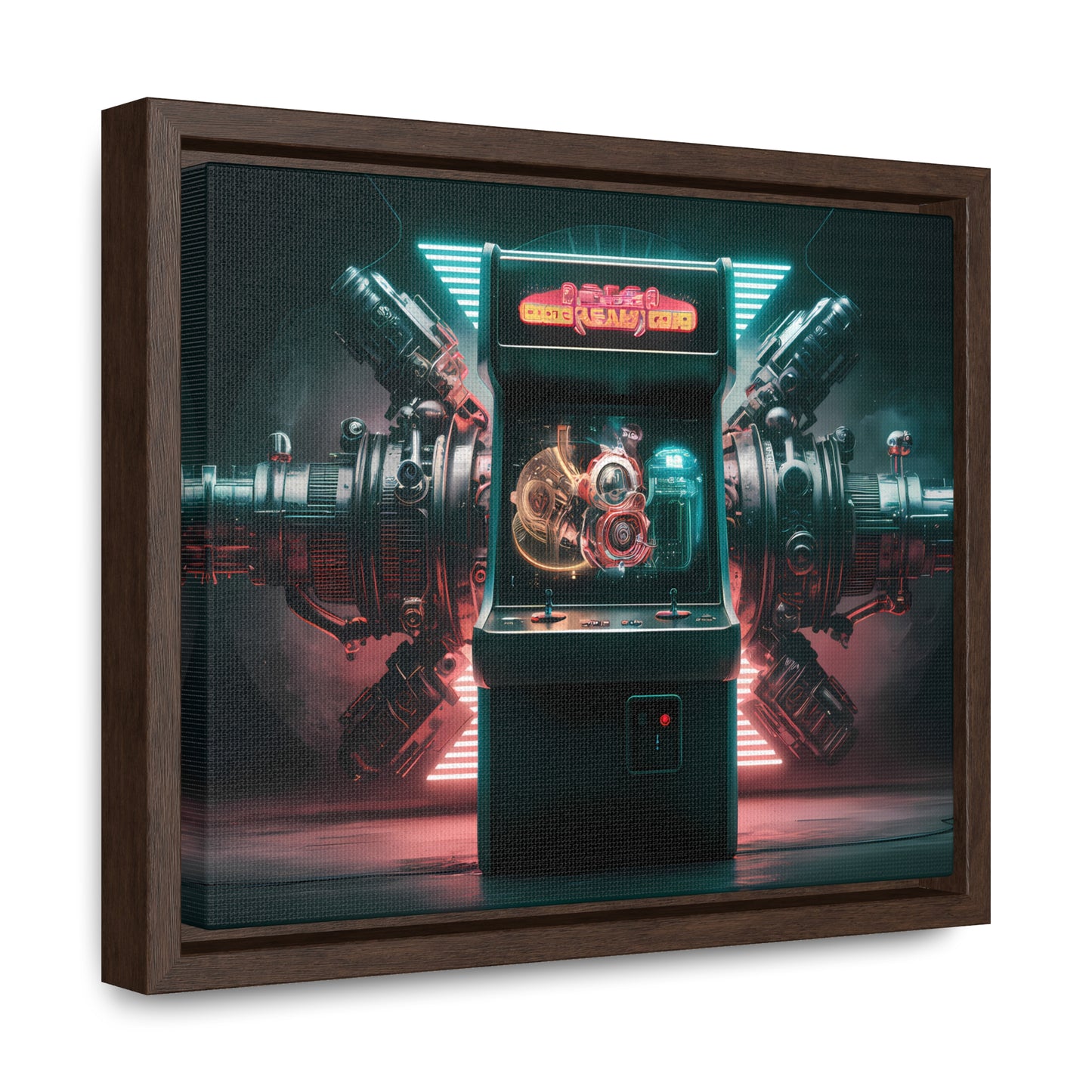 Quantum Arcade Revolution - Gallery Canvas Wraps, Horizontal Frame