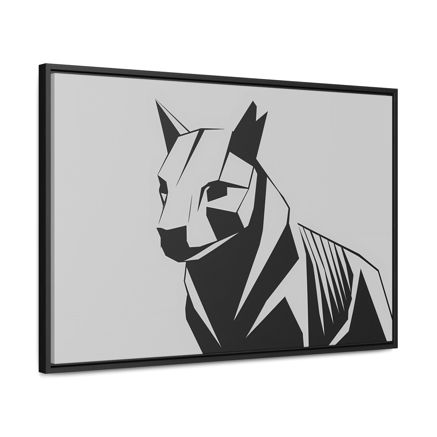 Geometric Guardian - Gallery Canvas Wraps, Horizontal Frame