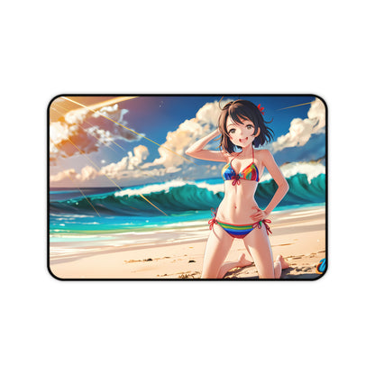 Summer Vibes at the Beach - Desk Mat