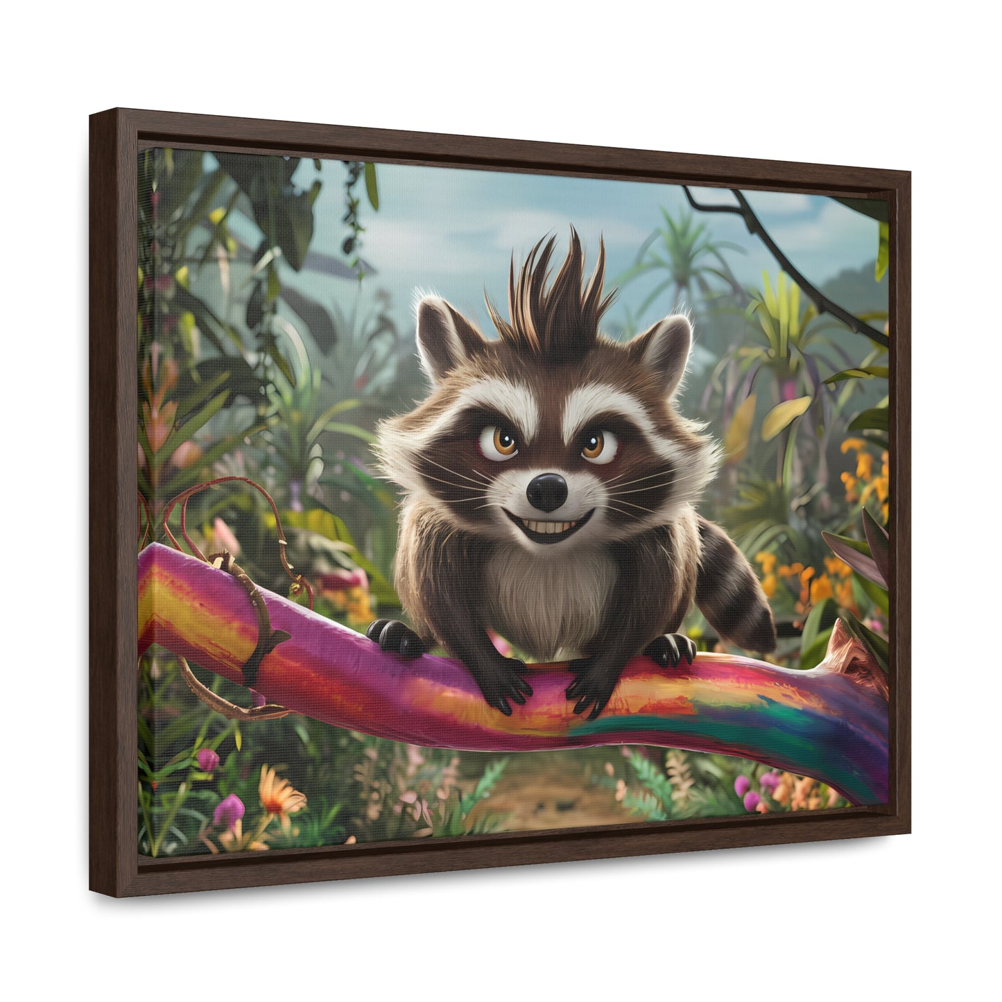 Jungle Mischief - Gallery Canvas Wraps, Horizontal Frame