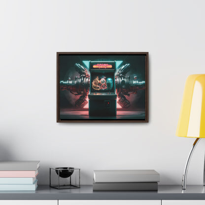 Quantum Arcade Revolution - Gallery Canvas Wraps, Horizontal Frame