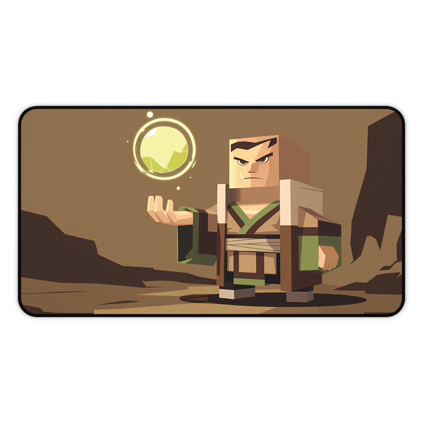 Blockhead Earth Mage - Desk Mat