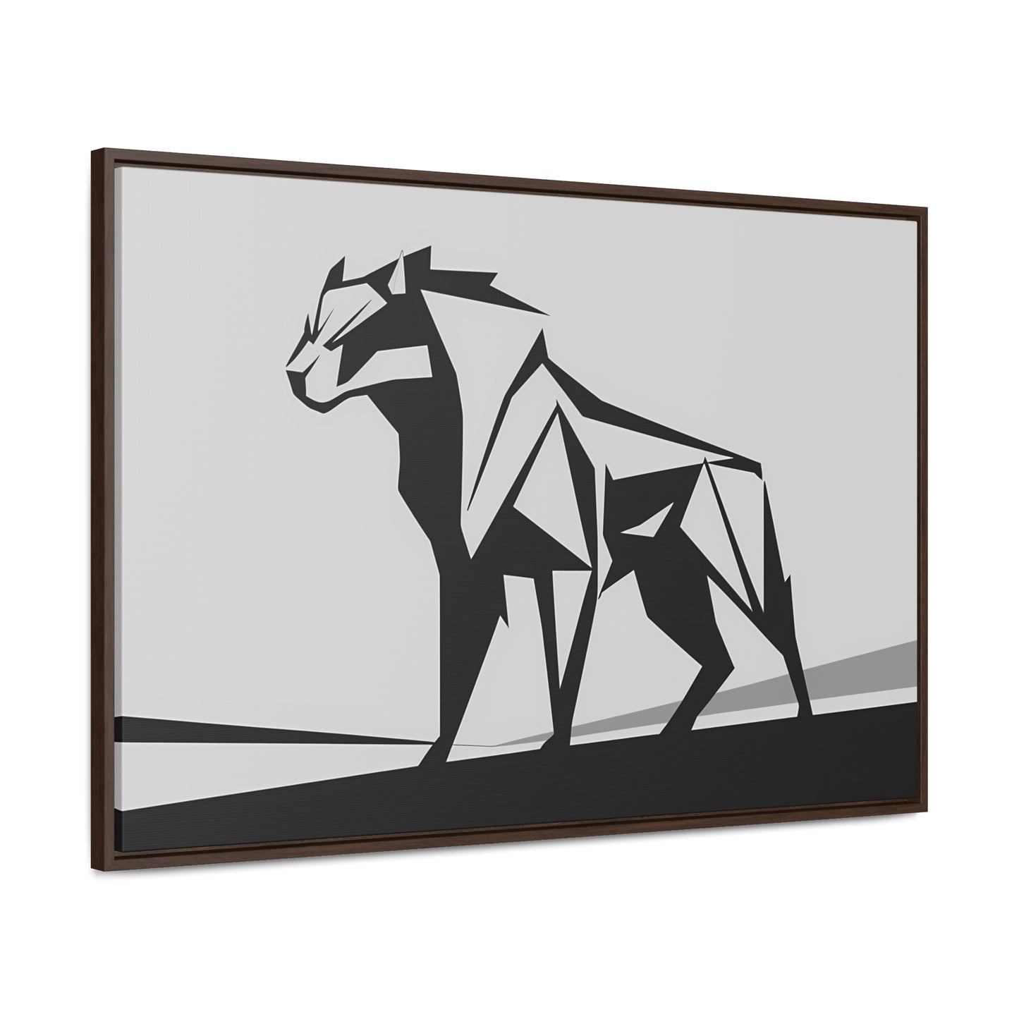 Geometric Beast - Gallery Canvas Wraps, Horizontal Frame