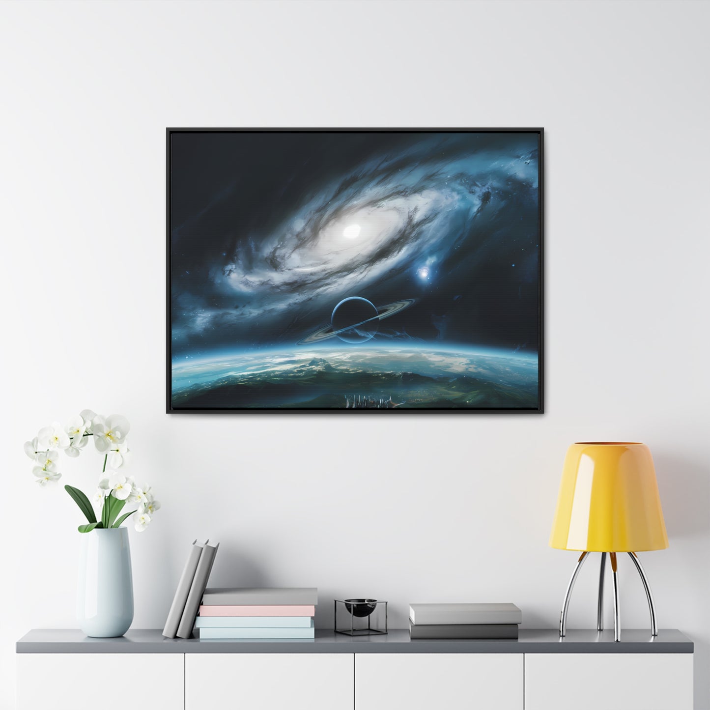 Celestial Spiral - Gallery Canvas Wraps, Horizontal Frame